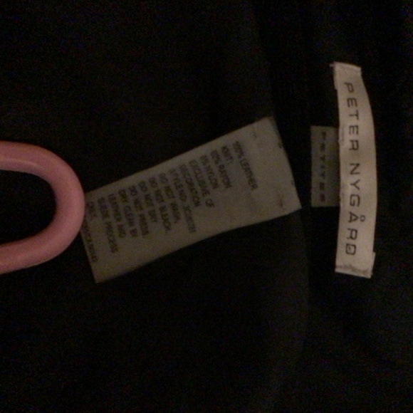 PETER NYGARD label-100% leather & jersey sleeves Sz.L US 10-12 New never worn - Picture 3 of 7